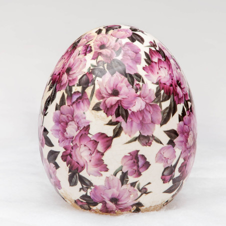 L’œuf floral violet