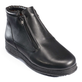 Boots Cuir Doublées Laine