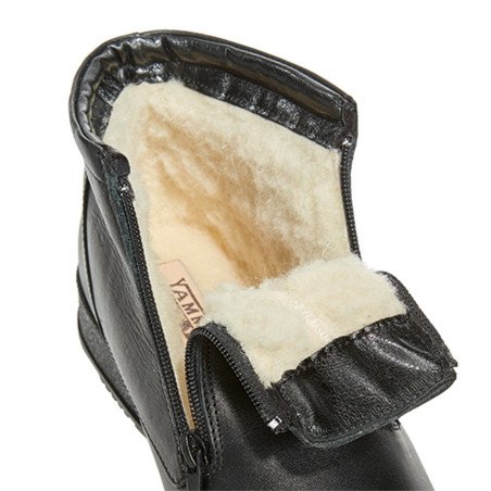 Boots Cuir Doublées Laine