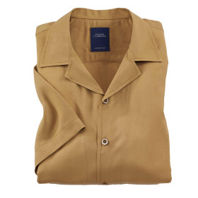 Chemisette droite viscose light col bowling