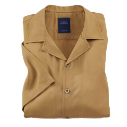 Chemisette droite viscose light col bowling