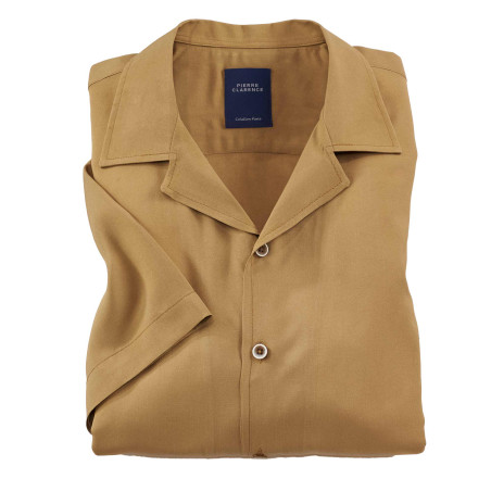 Chemisette droite viscose light col bowling