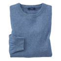 Pull coton lin col ras de cou