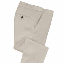Pantalon détente chevron lin