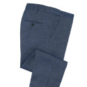 Pantalon détente chevron lin