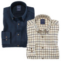 Chemises flanelle - les 2