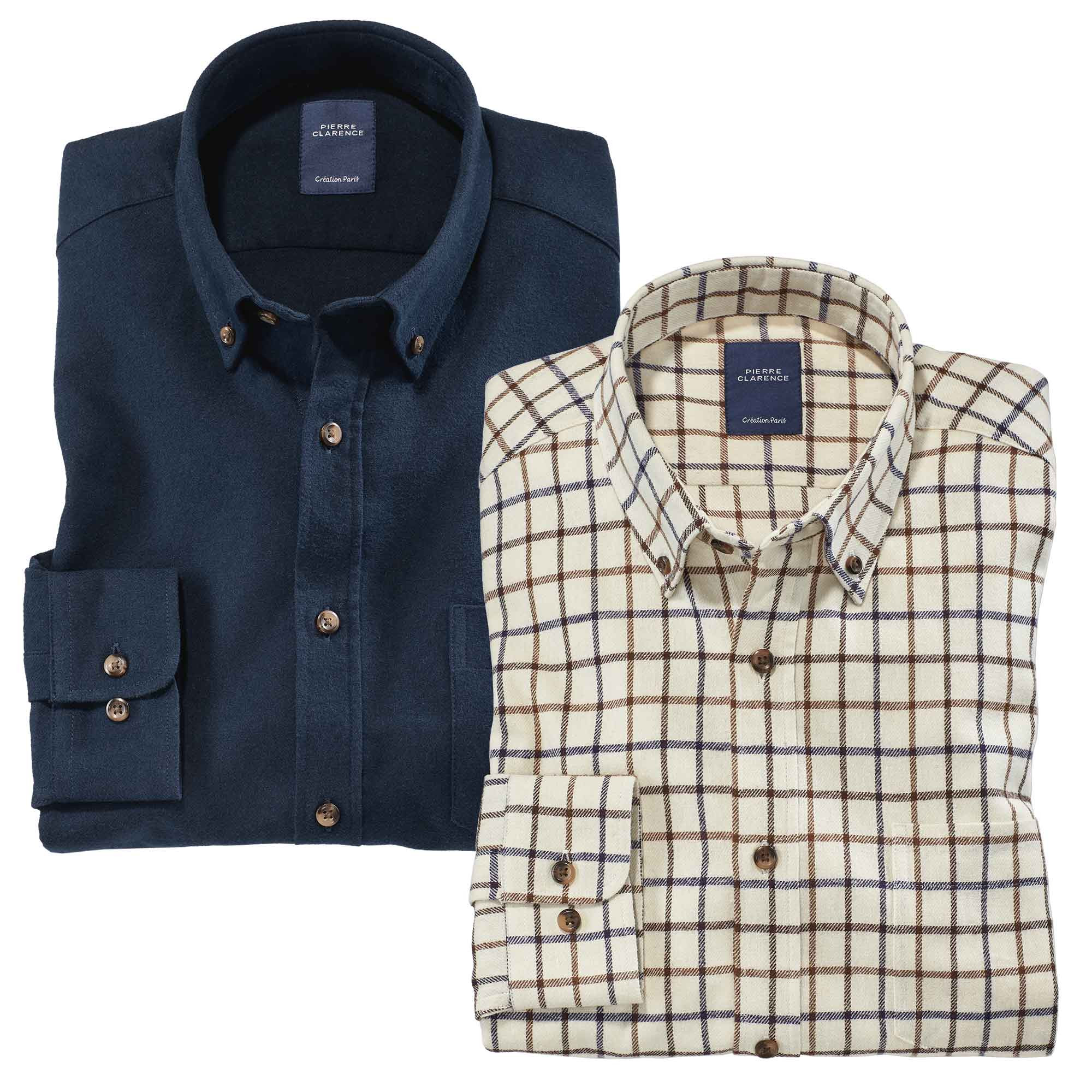 Chemises flanelle - les 2