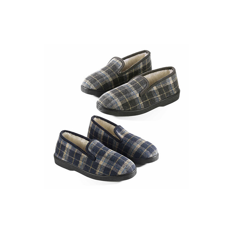 Duo de chaussons laine - les 2 paires