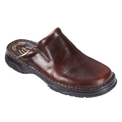 Mules Cuir Grande Largeur