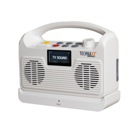 Enceinte amplificateur TV, par l’Homme Moderne.