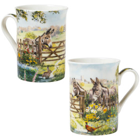 Mugs ânes - Les 2, par l’Homme Moderne.