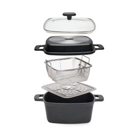 Cocotte-friteuse multifonction