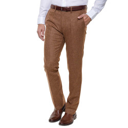 Pantalon tweedé laine