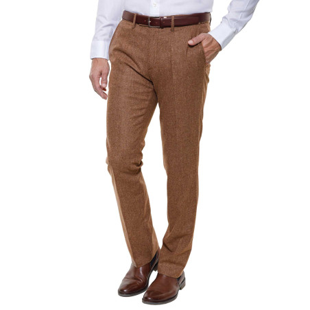 Pantalon tweedé laine