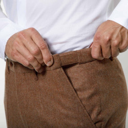 Pantalon tweedé laine