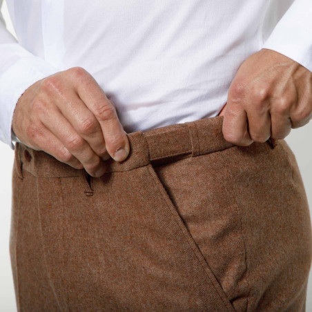 Pantalon tweedé laine