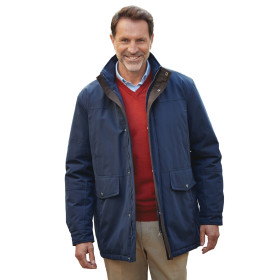 Parka matelassée déperlante, Tour de poitrine : M (96/100), Couleur : Marine, par l’Homme Moderne.