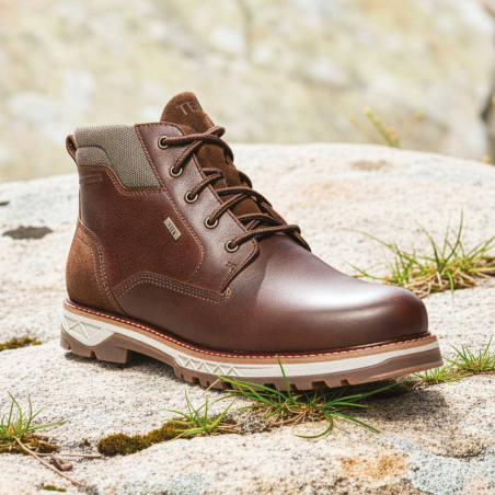 Bottillons cuir imperméables