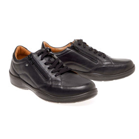 Baskets zippées Aircomfort, Pointure : 40, Couleur : Noir, par l’Homme Moderne.