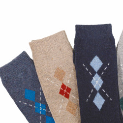 Chaussettes cachemire & soie - les 5
