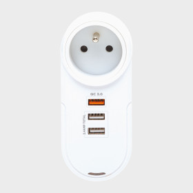 Multiprise murale 180°, par l’Homme Moderne.