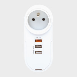 Multiprise murale 180°