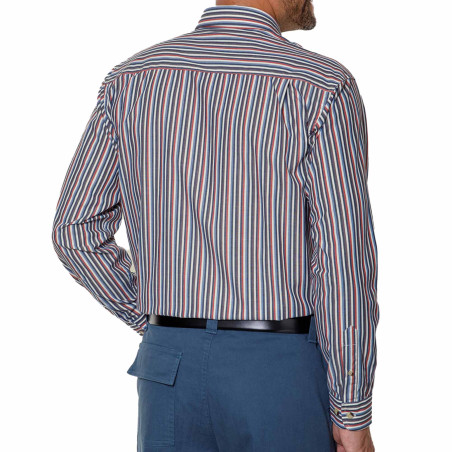 Chemise rayures amincissantes