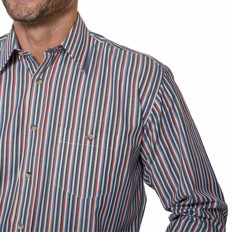 Chemise rayures amincissantes