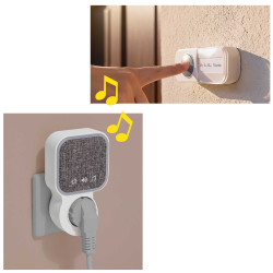 Sonnette cinétique avec prise