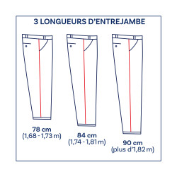 Pantalon chino «sur mesure» - Entrejambe 84 cm