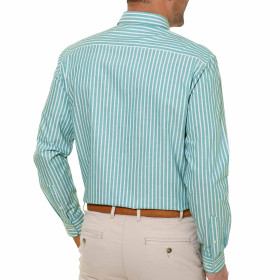 Chemise rayée Oxford