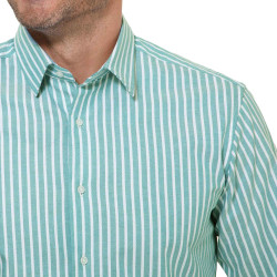 Chemise rayée Oxford