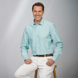 Chemise rayée Oxford