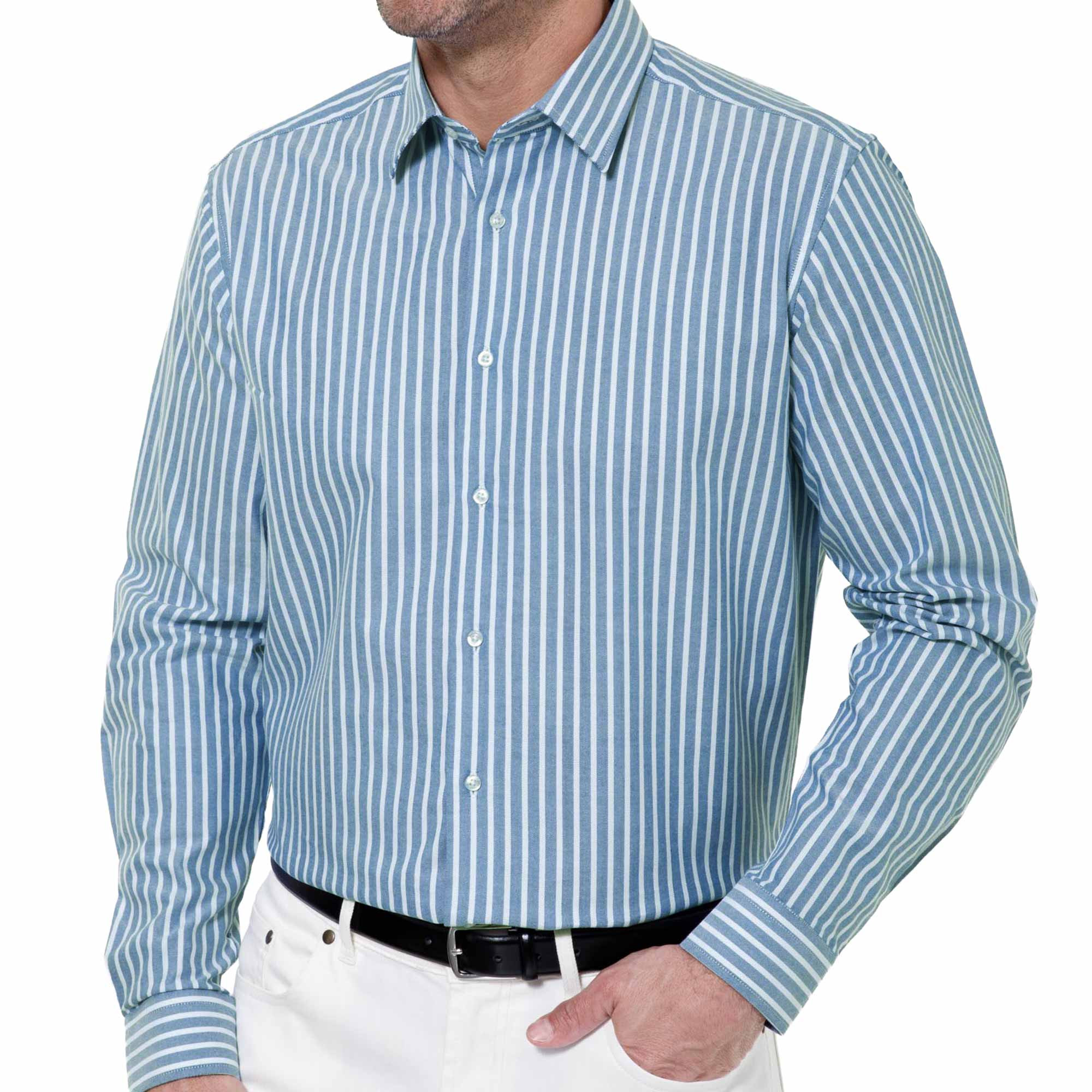 Chemise rayée Oxford