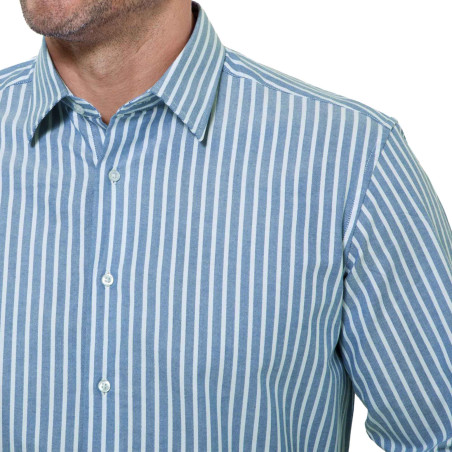 Chemise rayée Oxford