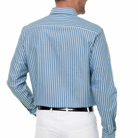 Chemise rayée Oxford