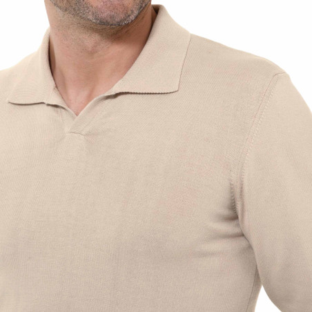 Pull polo coton