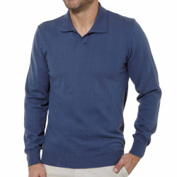 Pull polo coton