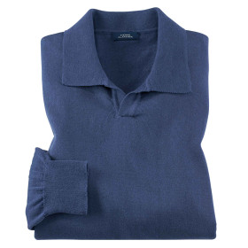 Pull polo coton