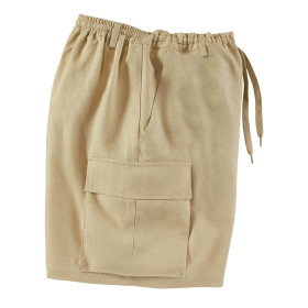 Short cargo en lin