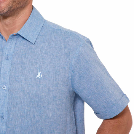 Chemisette lin et coton