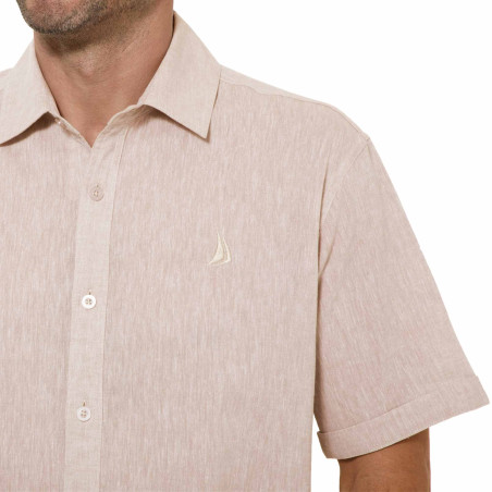 Chemisette lin et coton