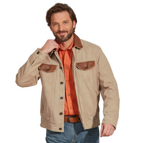 Veste Rider, Tour de poitrine : M (96/100), Couleur : Camel/Marron, par l’Homme Moderne.