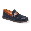Mocassins bateau cuir et Nubuck