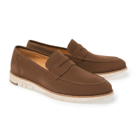Mocassins velours Ravello, Pointure : 40, Couleur : Camel, par l’Homme Moderne.