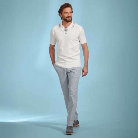 Pantalon Seersucker Confort