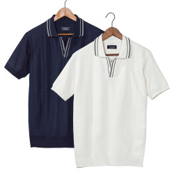 Polo maille estivale - les 2