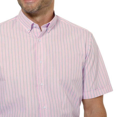 Chemisette rayée élégance