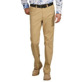 Pantalon Twill extensible, Taille : 42, Couleur : Sable, par l’Homme Moderne.