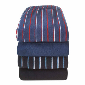 Slips rayés & unis - les 4, Taille : 42/44, Couleur : Bleu/Marine, par l’Homme Moderne.